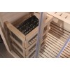 Sauna soba Nero kanadski hemlock 1800x1800x1900 za 4 osobe sa rasvetom 